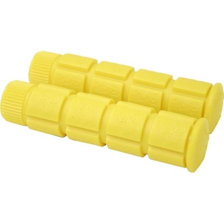 DUO BICYCLE PARTS DUO Bicycle Parts 57CWG9755RY Handle Bar Grip 120 mm Yellow 57CWG9755RY